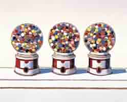 Amazon.com: Three Machines 1963 by Wayne Thiebaud Gum