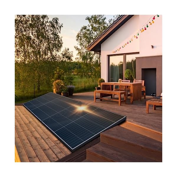 Solaranlage Balkonkraftwerk Set 830 W/600W, Monokristallin, (Beny Micro Inverter 600W, 5m Anschlusskabel, Solarkabel, Balkon Mini-PV Anlage), genehmigungsfrei Solarpanel Solarmodul Photovoltaikanlage – Bild 4