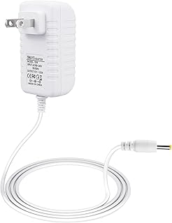 15W Power Cord Replacement for Pop, Dot 5th Gen, 4th Gen, 3rd Gen, Dot Kids Edition, Dot with Clock, White DC Charger Adapter with 5ft Cable