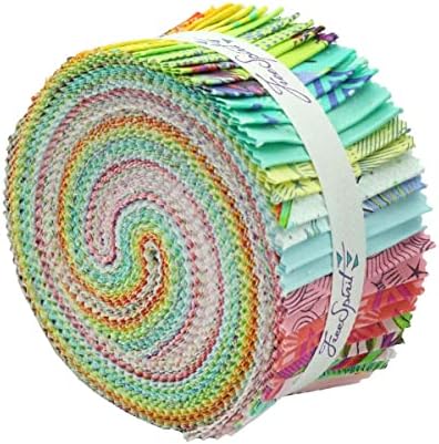 Free Spirit Fabrics Daydreamer by Tula Pink Daydreamer 40 pc Design Roll, Assorted, FB4DRTP.DAYDREAMER