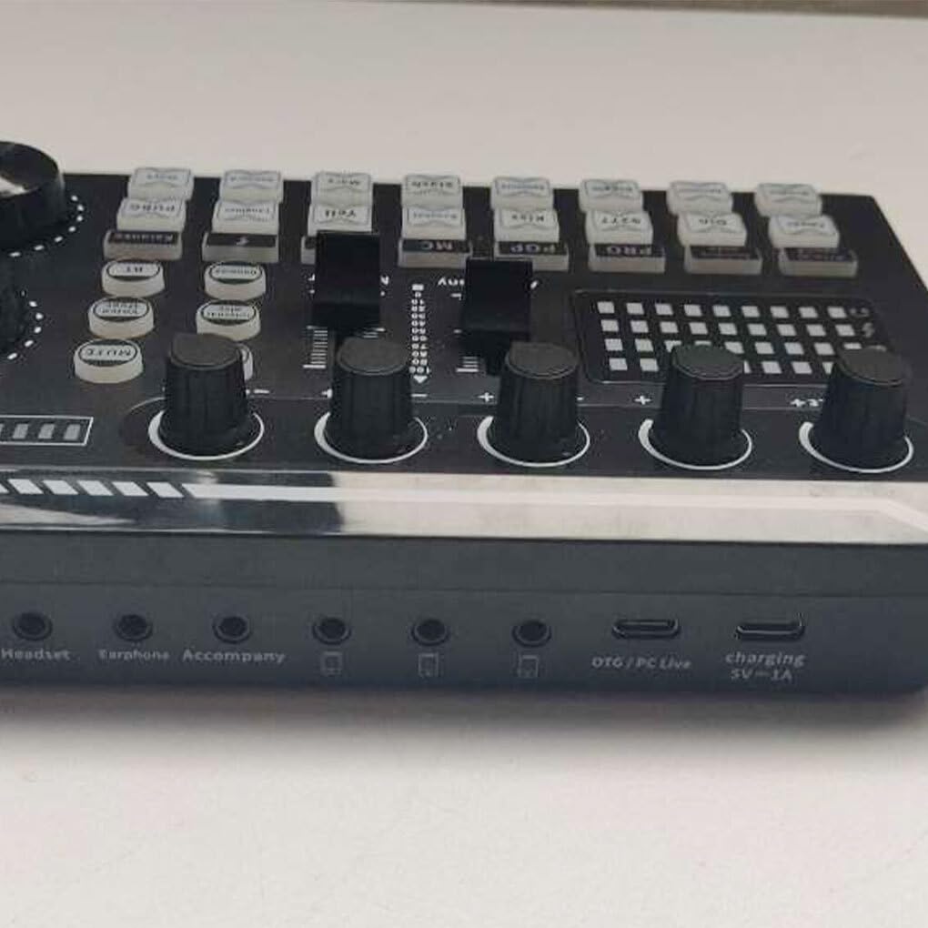 Scheda audio Schede microfono Scheda DJ per PC Console video Amplificatore Kit di registrazione in studio Accessori per podcast