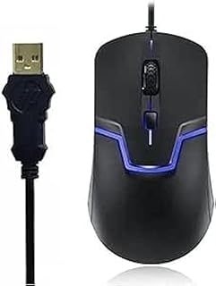 M100 USB Wired Gaming Mouse With Colorful LED Light And DPI Control - Black