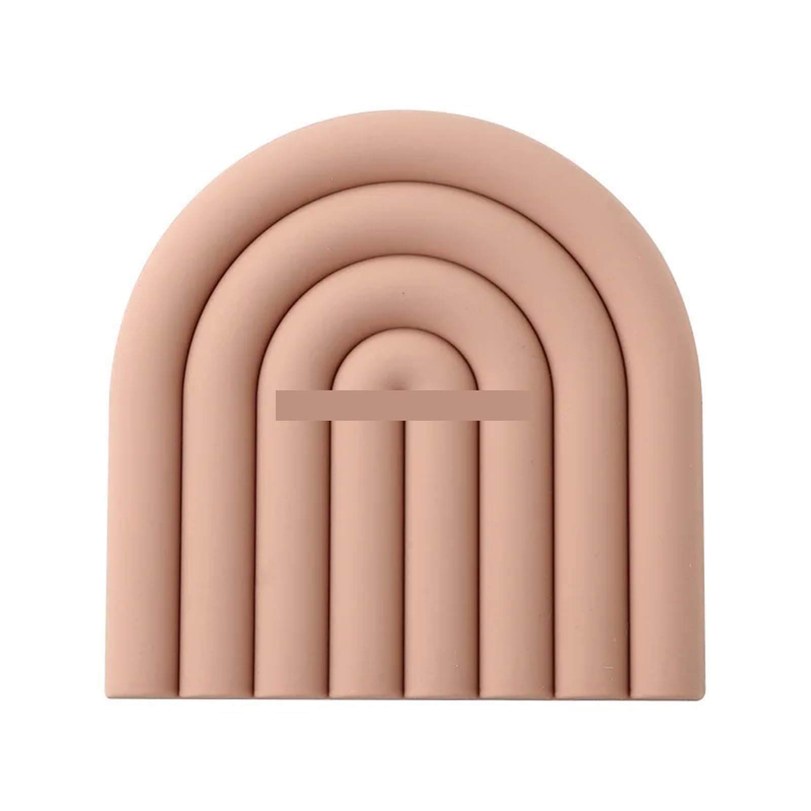silicone trivet Table Mat, Silicone Trivet Heat Pot Holder Multicolor 15x15cm(Pink)