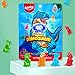 Amos 4D Dinosaur Gummy Candy, Dino Treats for Kids Birthday Party, Dinosaur Themed Snacks, 2.54oz Resealable Bag (Pack of 4)