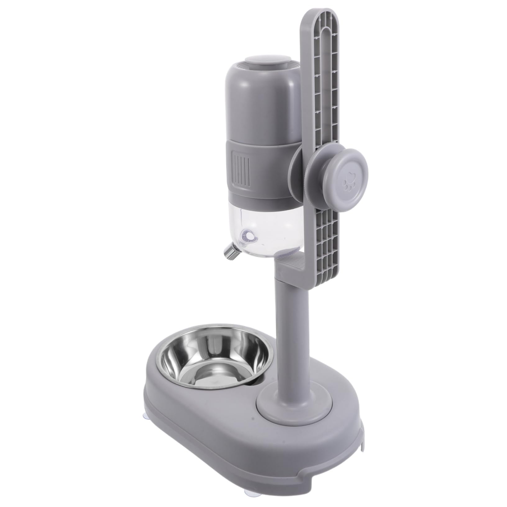 Abaodam Dual-use Pet Feeder Kitten Puppy Water Dispenser Auto Water Bowl Cat Dog Bowl Compact Feeding Station