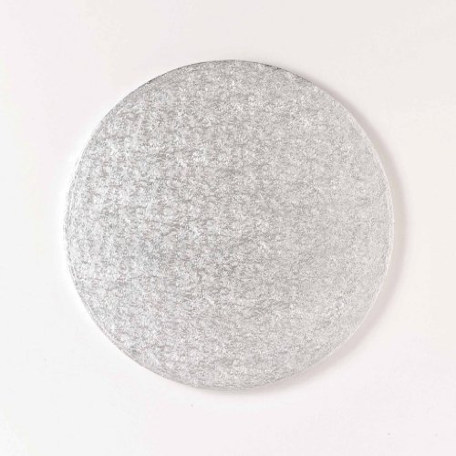 12 Round Silver Cake Board/Drum 13mm Thick by Culpitt