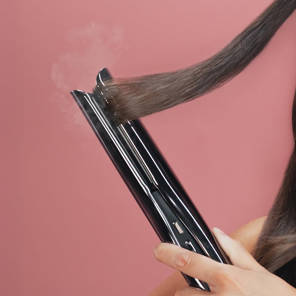 Cecotec Piastra per Capelli con Vapore e Infrarossi Lisse iSteamy Elite. Stiratura Perfetta senza Danni, Idratazione Profonda, Finitura Brillante, Rivestimento Ceramico Cheratina, Temp. Regolabile