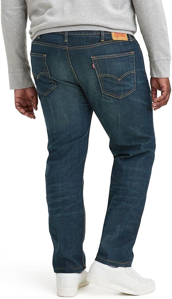 Levi's Men's 502 Taper Fit Jeans (Also Available in Big & Tall) Big & Tall 50W x 29L Big Tall Rosefinch/Stretch