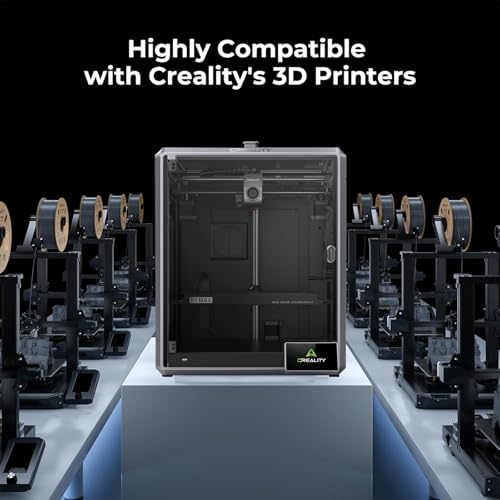 Image of Official CREALITY Hyper ABS Filament 1.75mm, High Speed ABS 30-350mm /s 3D Printer Filament ABS, High Impact Resistance, Dimensional Accuracy + /-0.02mm, 1KG(2.2lbs) Spool Black, Fit Most 3D Printers