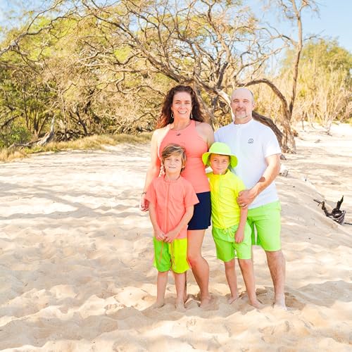 SwimZip Boys' Swim Trunks with Boxer Brief Liner and UPF 50+ Sun Protection2