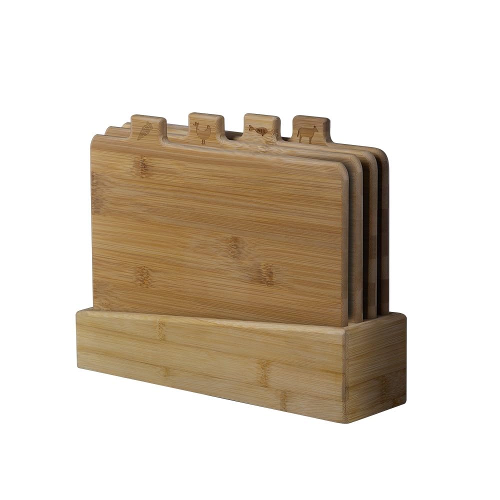 Berlinger Haus Bamboo Cutting Board Set, 30 cm x 8.5 cm x 24 cm Size