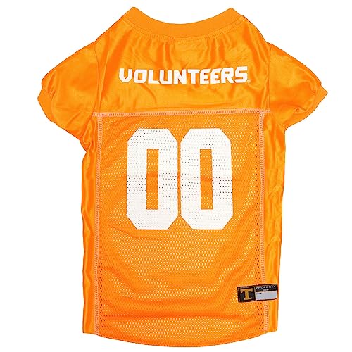 Image of Pets First Collegiate Tennessee Volunteers Dog Mesh Jersey, Small