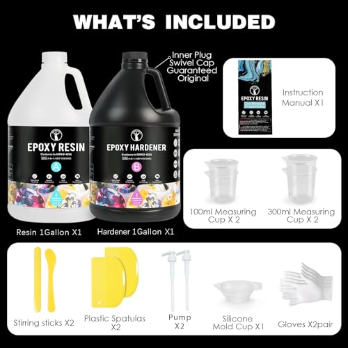 Kit résine époxy 1:1 de 7.6L pour moules et grand format