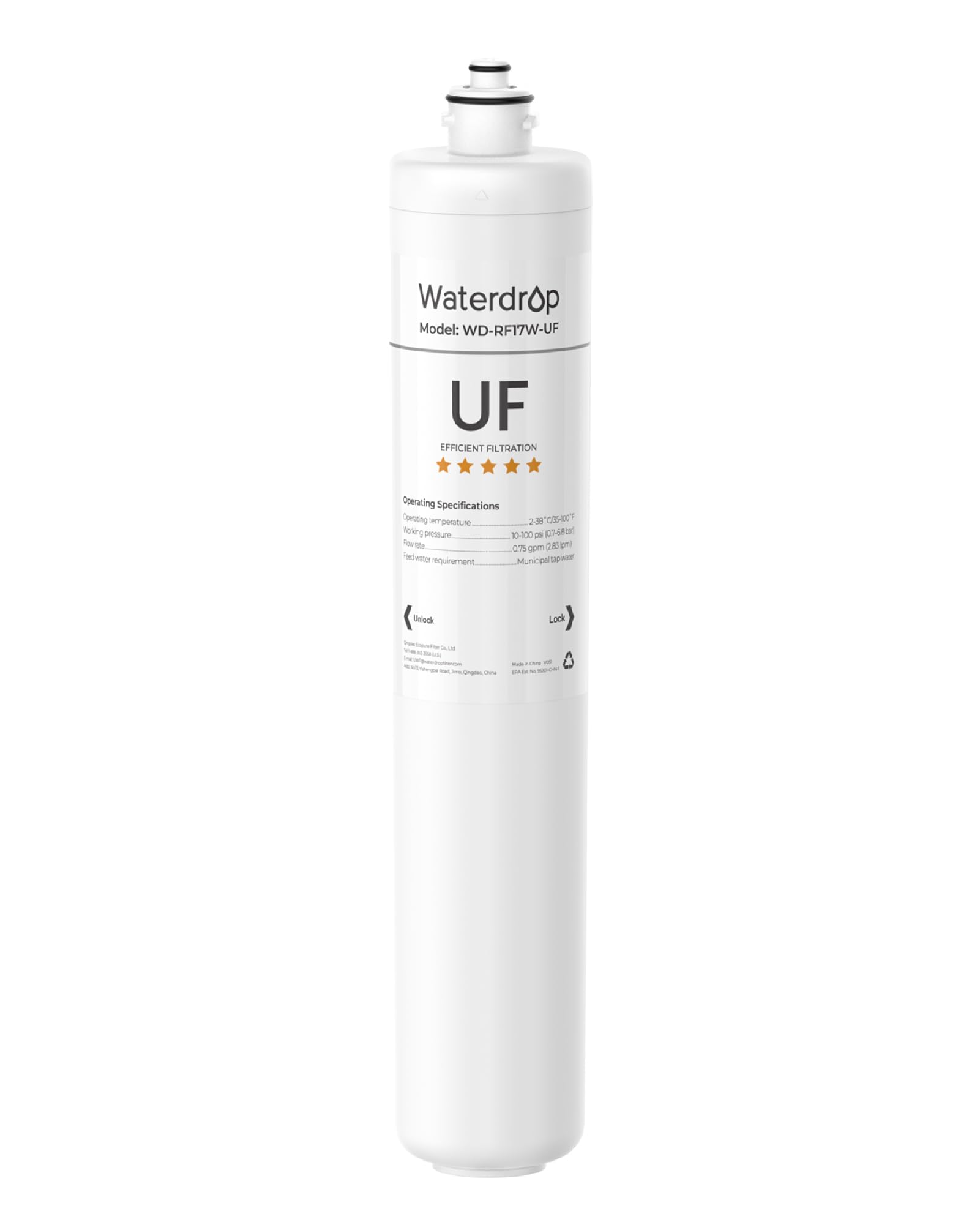 Waterdrop RF17W-UF Water Filter Replacement for Waterdrop 17UBW-UF