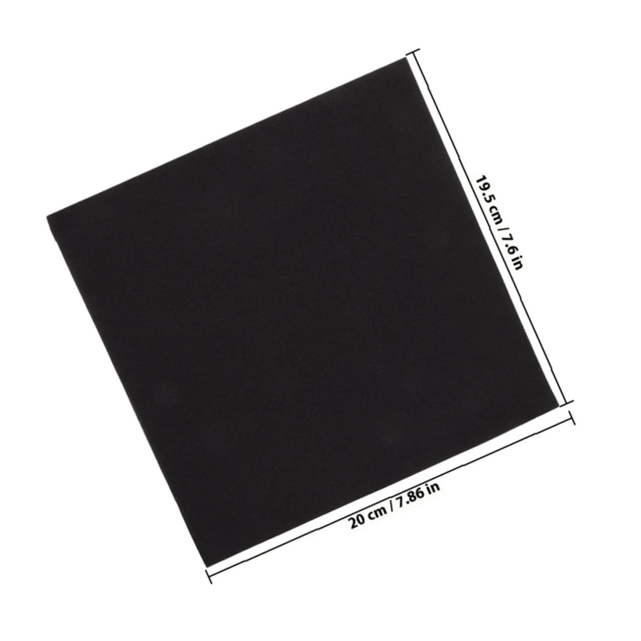 Garneck Serviettes de Table en Papier Noir Épais pour Dîners Élégants et Cérémonies de Mariage 100 Pcs