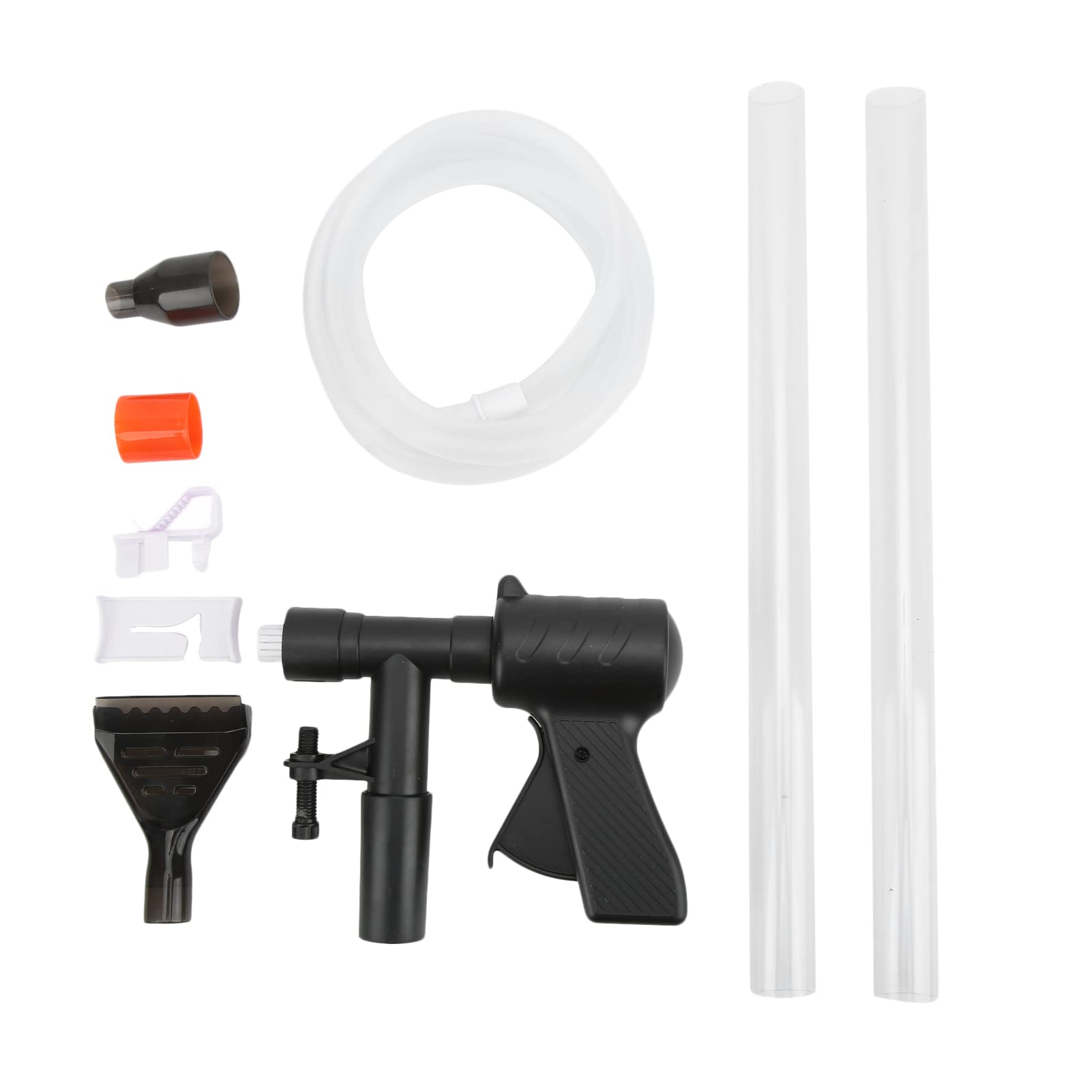 HEEPDD Fish Tank Water Changer, Aquarium Gravel Cleaner Pneumatic Long Nozzle Quick Fish Tank Water Changer with Air Pressure Button