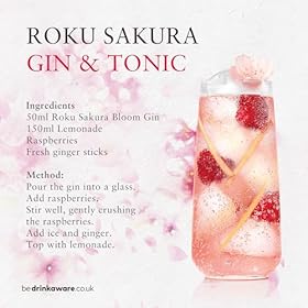 Roku Sakura Bloom Edition | Premium Gin | Cherry Blossom | 70cl| 43% ABV – roku
