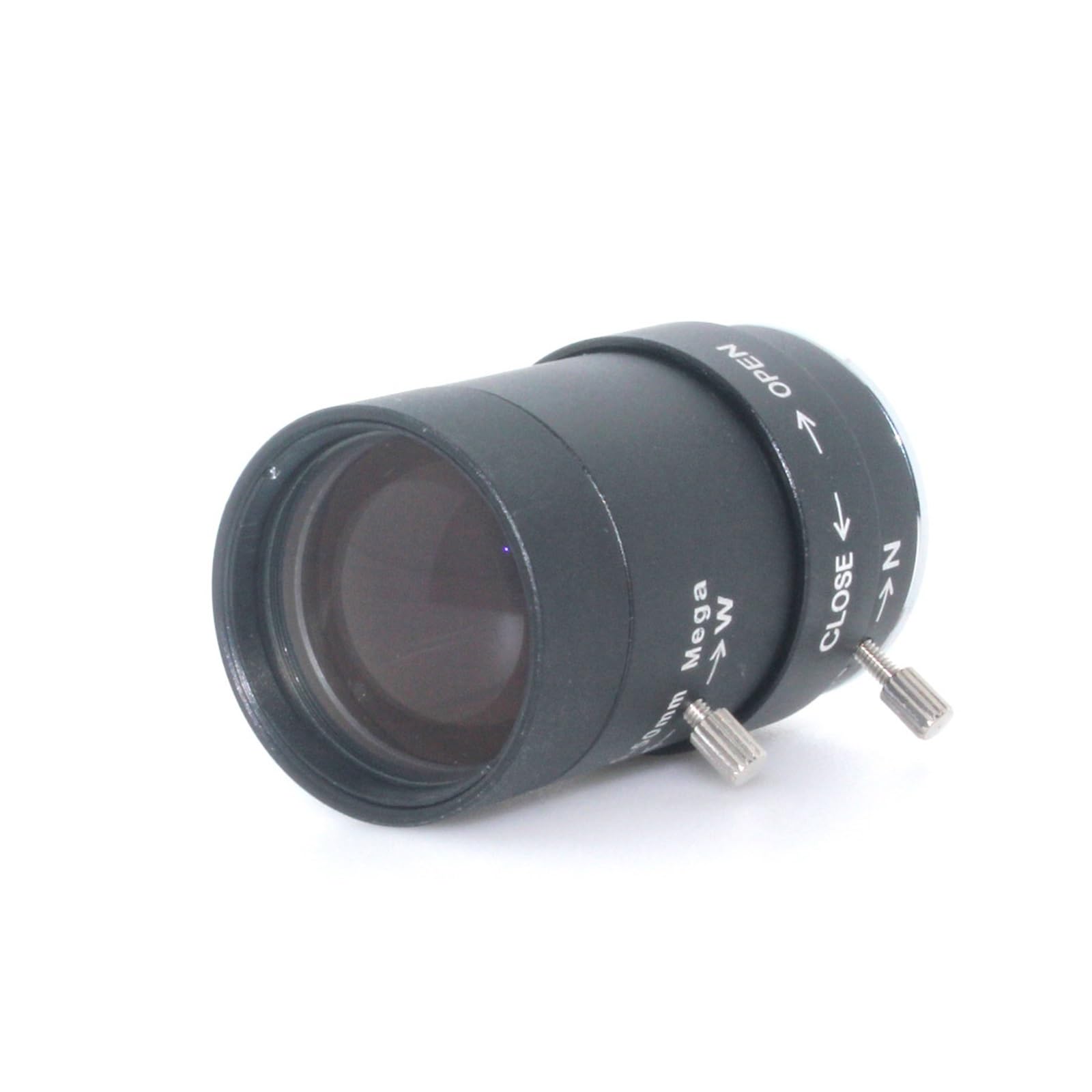 Microscope Lens, Machine Vision Lenses HD 5-50mm Lens 1/3" IR CS Mount Varifocal Manual Iris Lens CCTV Security Cameras Industrial Camera Lens