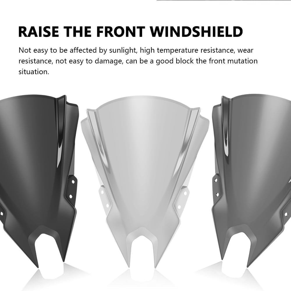 Fumée foncée) Nouveau pour pare-brise de moto Trident 660 Déflecteurs