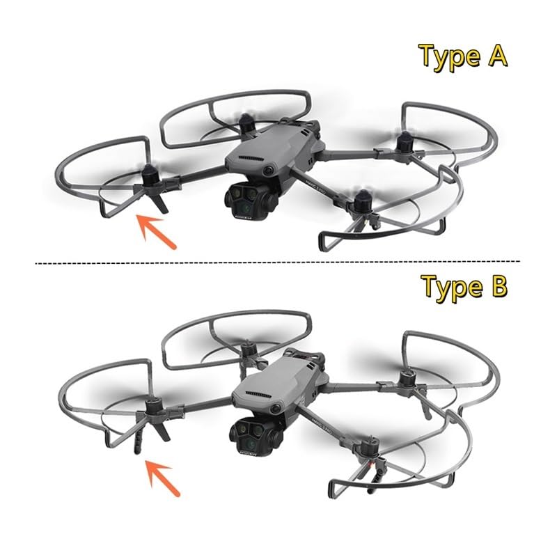 Protector de hélice for D-JI Mavic 3 Pro/Mavic 3 Accesorios Protector de Hoja Parachoques ala Cubierta en Forma de Ventilador hélices Anillo Jaula Accesorios for Drones(with Foot)