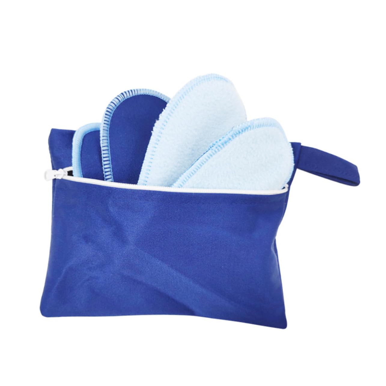Healvian 24piezas Compresas Menstruales Reutilizables Lavables Toallas Sanitarias De Suaves y Transpirables Para Viajes Incluye Bolsa De Almacenamiento