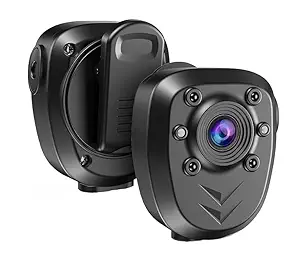FREDI HD PLUS Spy Body Camera 32GB Card 1080P Police Video Recorder Wearable Portable Security Pocket Clip Dash Cam for Home/Outdoor