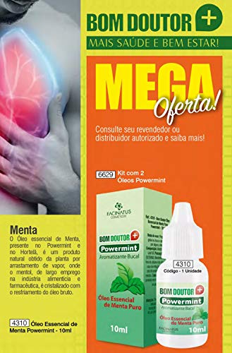 Óleo Essencial de Menta Puro(10ml) - Bom Doutor - Facinatus