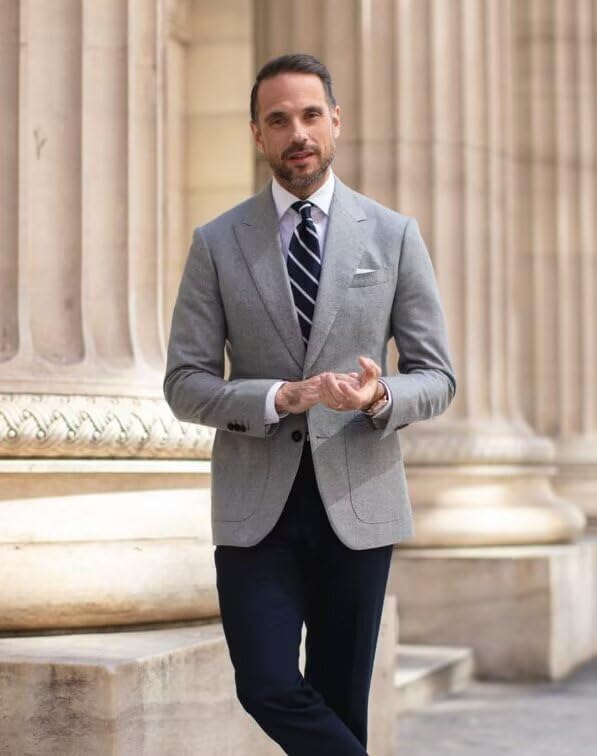 EMERAIDVLN Men's Casual Blazer Jacket 2 Button Suit Jacket Lightweight Sport Coats Wedding Party Business Work Wear 7