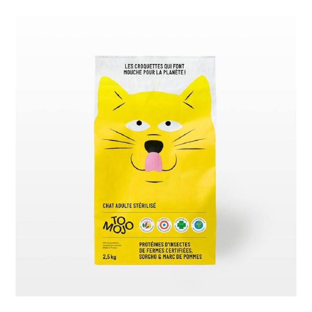 CROQUETTES Chat Adulte sans CEREALES - TOMOJO 2,5 kg