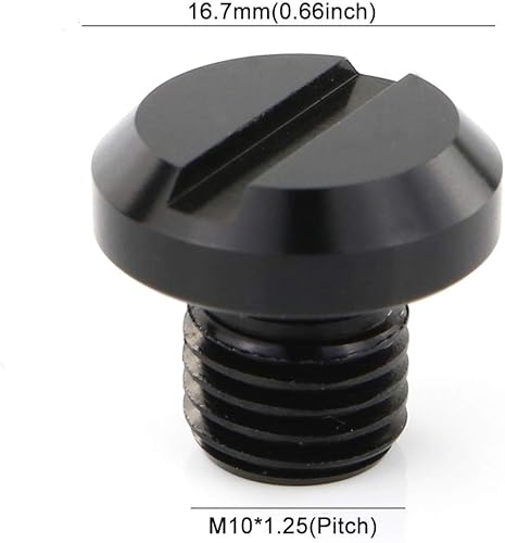 Miniatura 6 de Xitomer 4 tapones para agujeros de espejo M10 x 125 aptos para Z125Z400Versys 650 FZ-07 MT-07  FZ-09 MT-09 CRF250LCB1000R SV650KLR 650 CNC de