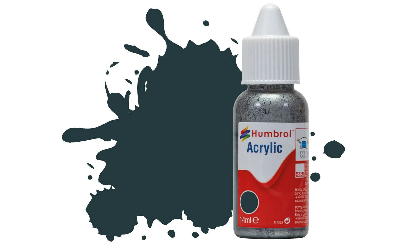 Humbrol No.67 Matt Tank Grey - Matt Acrylic Paint 14Ml Db0067