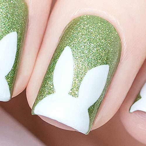 Amazon.com: Whats Up Nails - Rabbit Ears Vinyl Stencils for Easter Bunny nail様