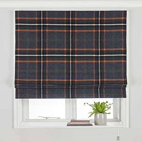 Paoletti Aviemore Rust Roman Blind, 122 x 137cm Cover