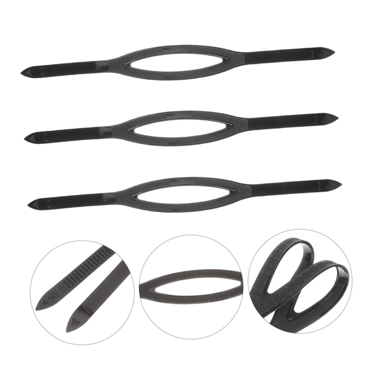 VANZACK 9 Pièces Sangle De Remplacement Pour Lunettes De Plongée Sangles Pour Lunettes Bande De Lunettes En Silicone Bandes De Lunettes De Natation Bande De Lunettes Sangles En Silicone