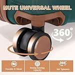 5 piece Luggage Set Expandable Suitcase 22x14x9 Airline Approved Carry on, ABS Hard Case Suitcases with Spinner Wheels, TSA Lock (Dark Green) - Image 4