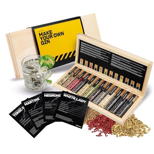 DIBYS Coffret d'Épices pour Gin Mini | 12 Botanicals pour