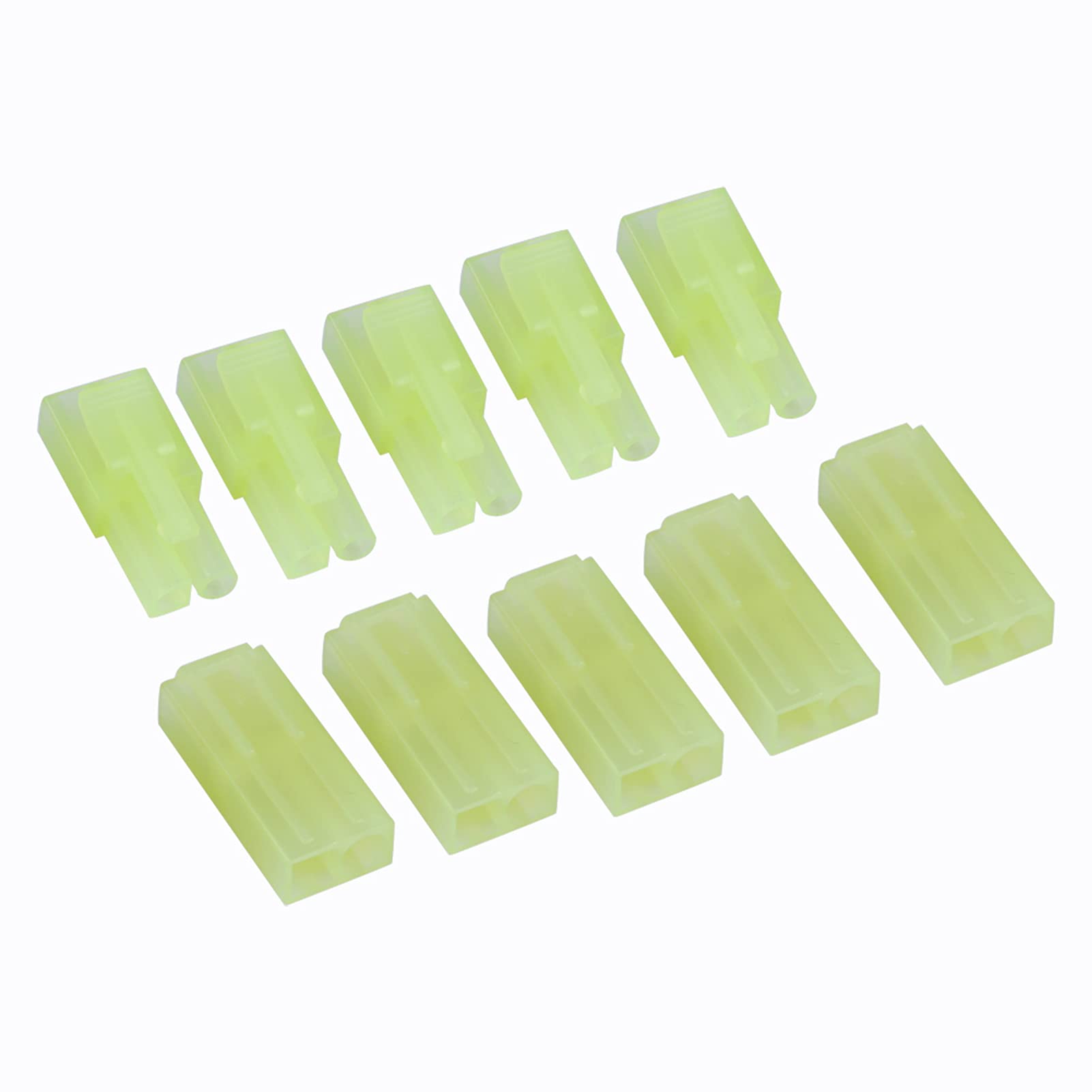 5 Paires De Connecteurs Sans Fil Mini Tamiya Vert – Mâle Et Femelle – Pour Batterie Airsoft, RC, NiMH