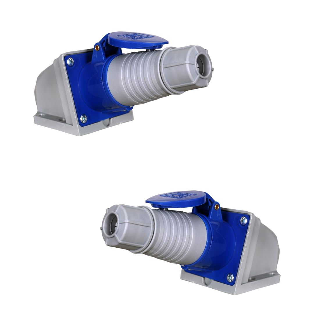 DECENT AIR SYSTEM® Industrial Plug & Sockets 32A 220v IP44 3 pin Industrial Site Plug & Wall Socket IP44 Plug Connector Socket 2P+Earth Male/Female (2) (B0C9X581L7) Amazon Price History, Amazon Price Tracker