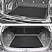Motor Trend FlexTough Black SUV Cargo Liner & Car Trunk Mat - Universal Trim-to-Fit All Weather Cargo Mats for Back of SUV - SUV Trunk Mat & Trunk Liner Floor Mat Cargo Cover - Trunk Cover