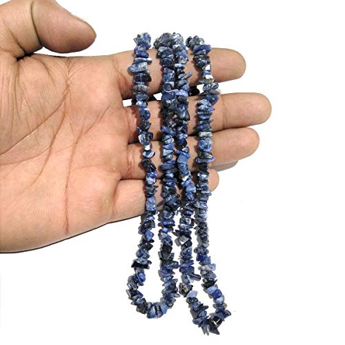 Image of Reiki Crystal Products Certified Natural Crystal Stone Chip Mala Necklace Collection for Men & Women, Reiki Energized Gemstone Jewellery for Meditation, Yoga, Spiritual Styling & Everyday Wear, Multiple Stone Variants