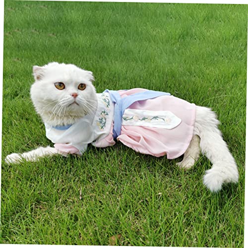 Vestido tradicional chino para perro talla M miniatura 4