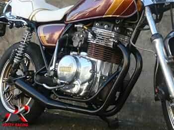 ヤマハ GX250 ショート菅 マフラー プリティレーシング XS250 ヤマハ GX250 ショート菅 マフラー プリティレーシング XS250 - パーツ