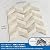 M MOFIT Stone Look Herringbone Peel and Stick Backsplash for Kitchen,Chevron Stick on Backsplash Mosaic Wall Tiles(Beige,10PCS)