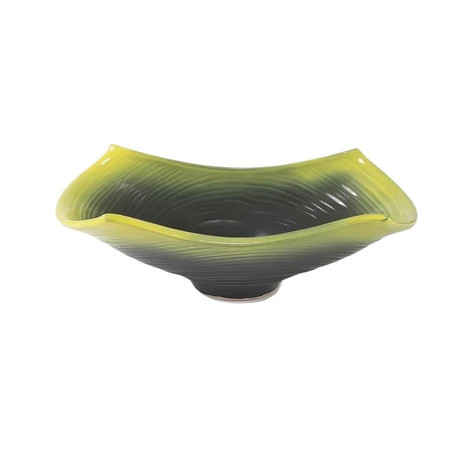 Flower Pot Tray Chinese Retro Ceramic Flower Arranging Saucer for Tabletop Home Office Ikebana Bowl
