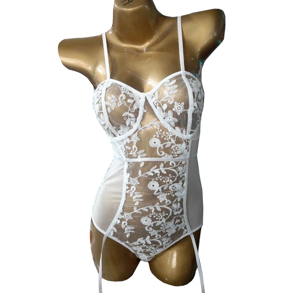 Giarrettiera con Ricamo in Pizzo da Donna