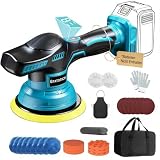27pcs Poliermaschine Auto für Makita 18V-Akku,6 Zoll Orbital...