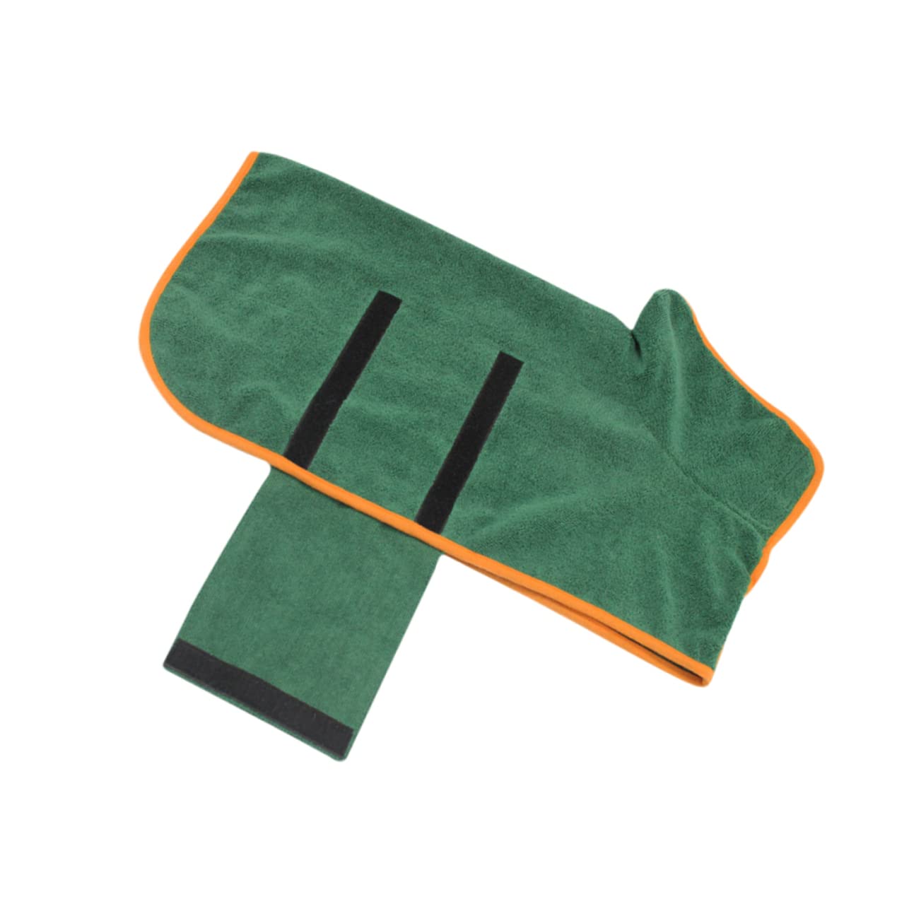 Kisangel 2 Pièces Peignoir pour Animaux De Compagnie Serviettes De Bain Chat Serviette à Capuche pour Chien Serviette De Séchage pour Chien Serviette De Bain en Microfibre pour Chien Green