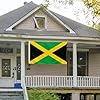 Jamaica Flag 3x5 Feet, Jamaican National Flag Polyester with Brass Grommets, Vivid Color, for Events Party Street Indoor Outdoor Decoration #5