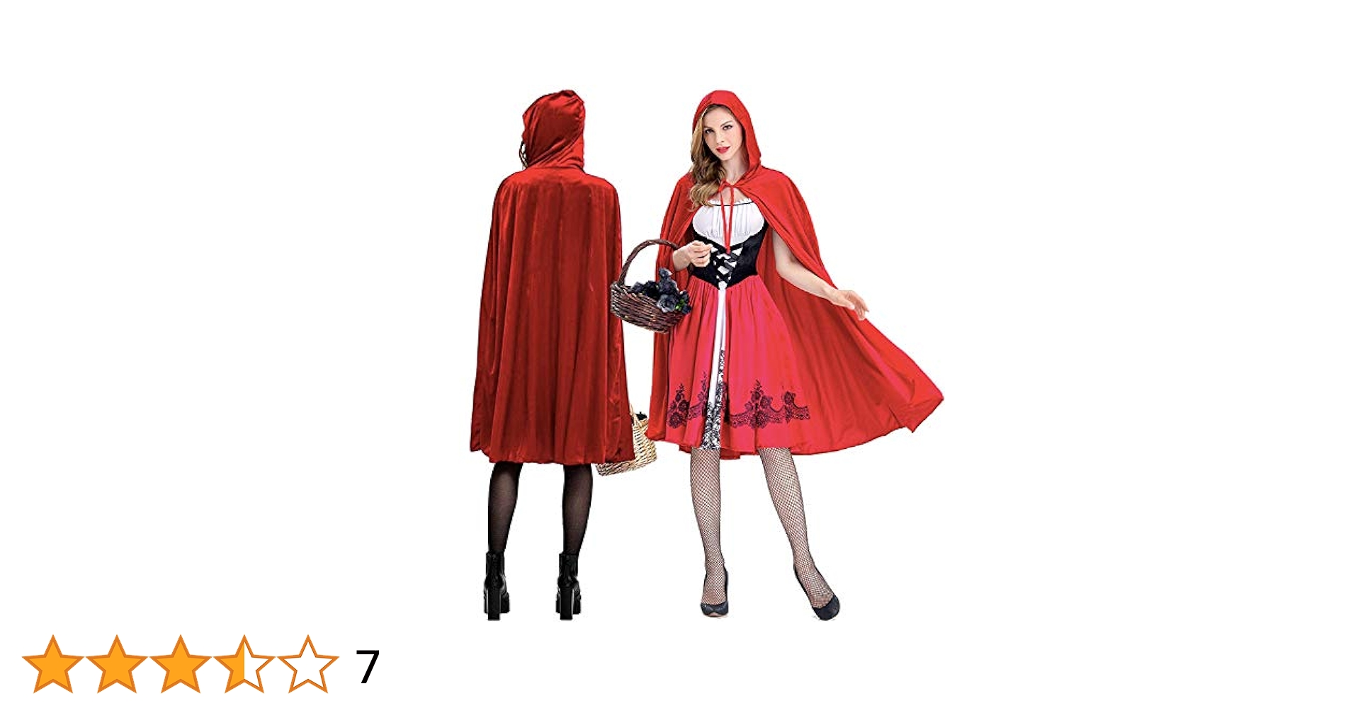 Amazon.co.jp: ANGELISTAR 赤ずきん コスプレ ハロウィン 衣装