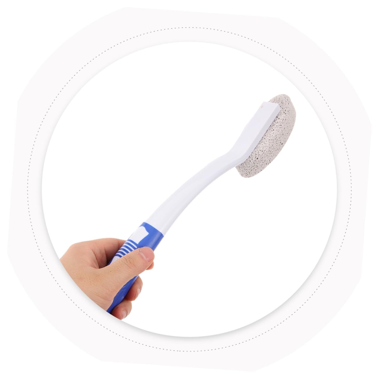 Raspa Piedi Pomice, 2 Pezzi, Design Ergonomico Antiscivolo, Rimuove i Calli la Pelle Morta, per Casa e Salone